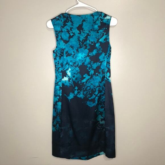 Kenneth Cole Women's Y2K Silk Dress Whimsigoth Celestial Y2K Blue Size XS - Picture 7 of 8